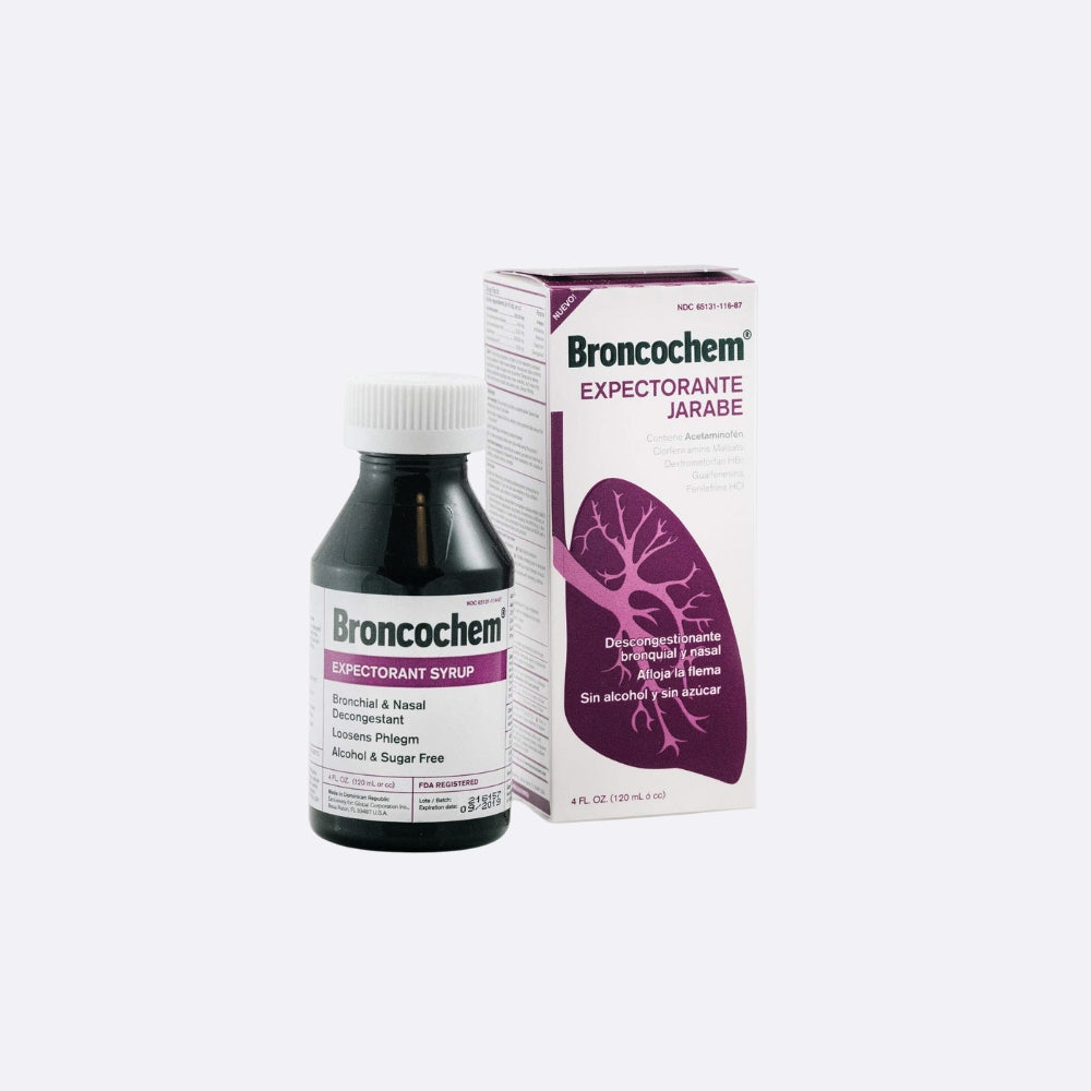 Broncochem Expectorante Jarabe - Frasco X 4 OZ