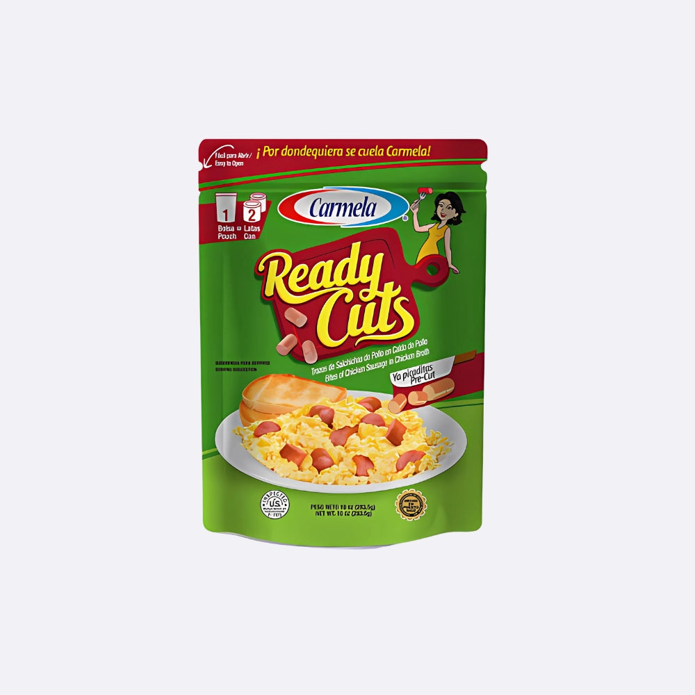 Carmela Salchichas de Pollo en Trozos - Paquete X 283.5 GR