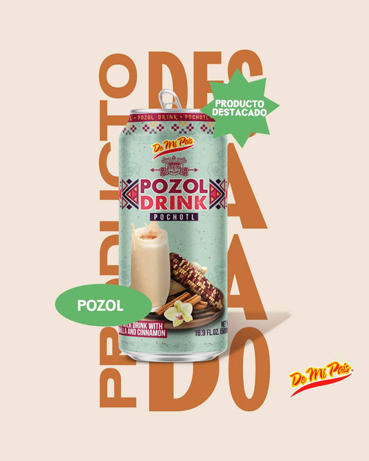 De Mi País Bebida de Pozol - Lata X 1 Unidad