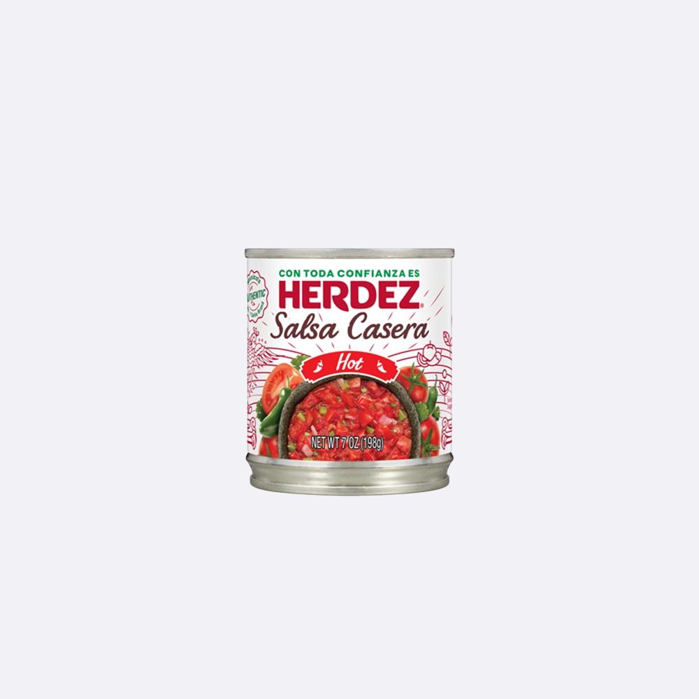 Herdez Salsa Casera Hot - Lata X 7 OZ-Las Americas Supermarket