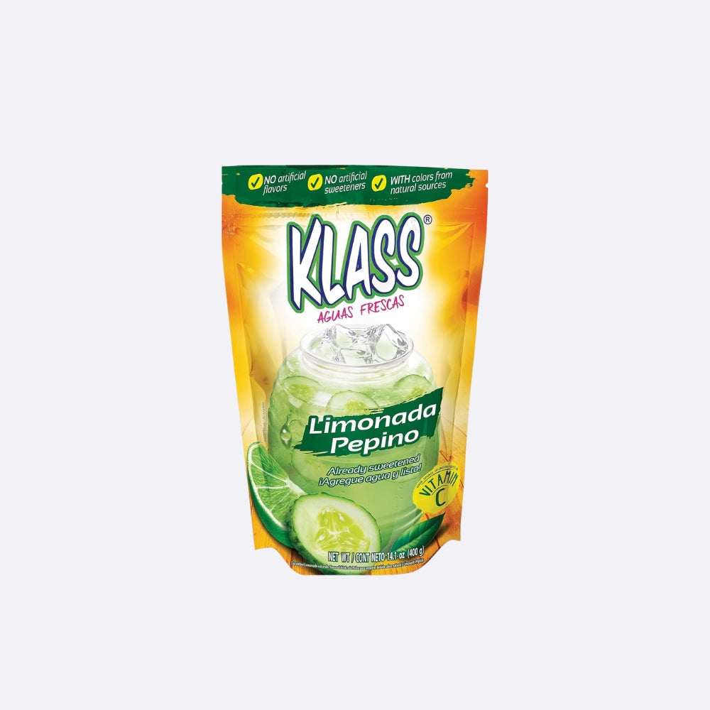 Klass Aguas Frescas Pepino y Limonada - Doypack X 400 GR