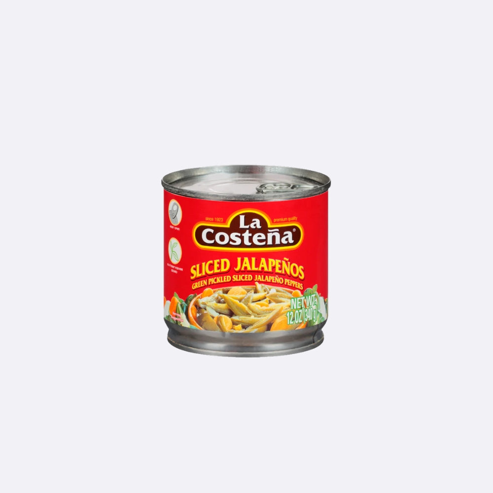 La Costeña Jalapeños Rebanados - Lata X 12 OZ