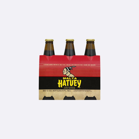 Malta Hatuey Botella - Paquete 12 OZ X 6 Unidades