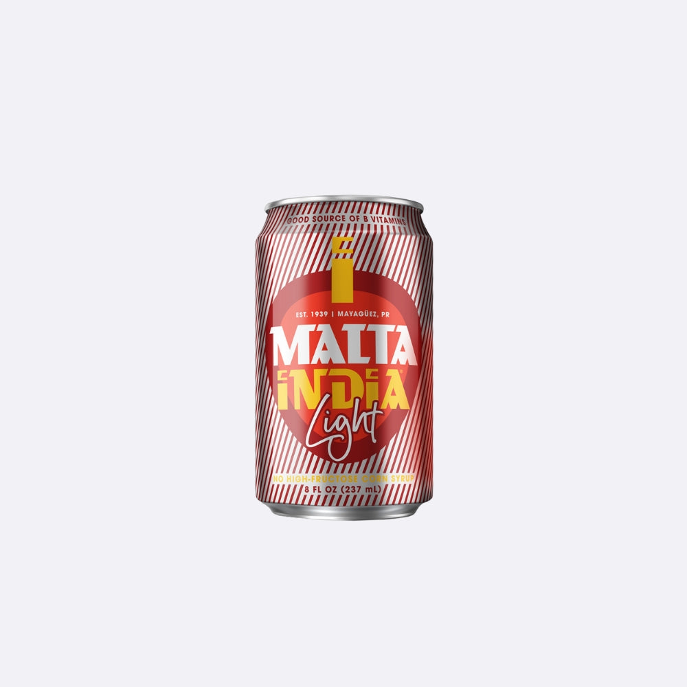 Malta India Light Lata - Paquete 8 OZ X 6 Unidades