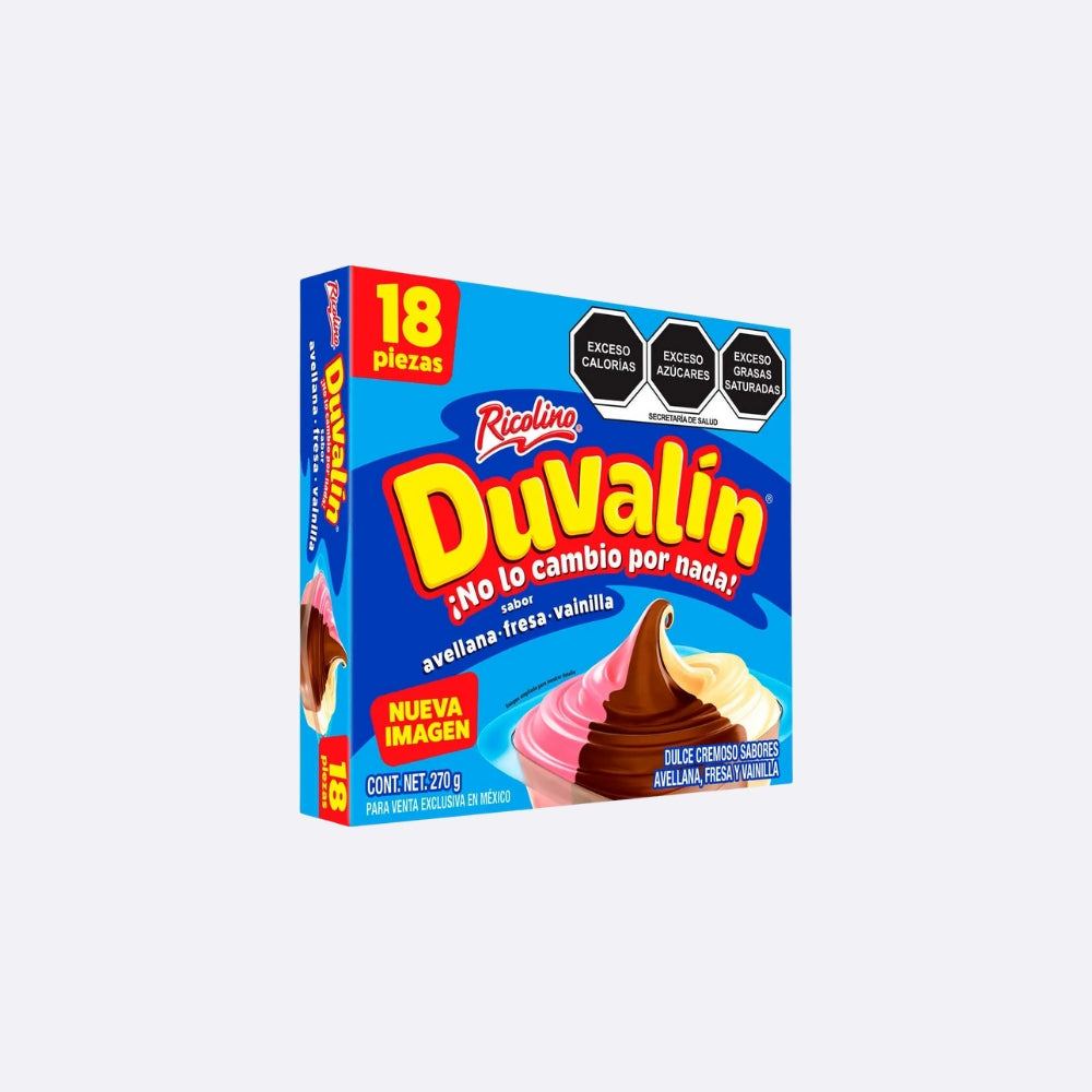 Ricolino Duvalín Trisabor - Caja 18 Unidades X 270 GR