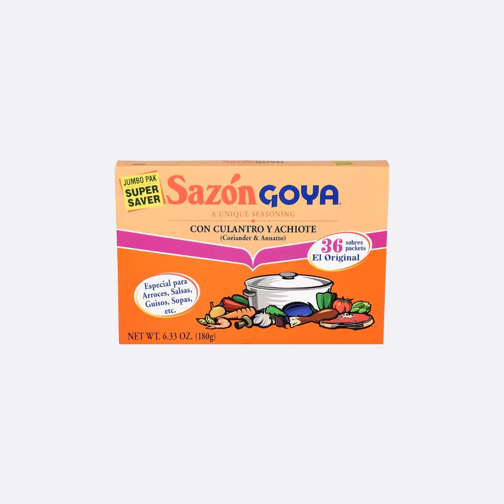 Sazón Goya Con Culantro y Achiote - Caja X 36 Sobres