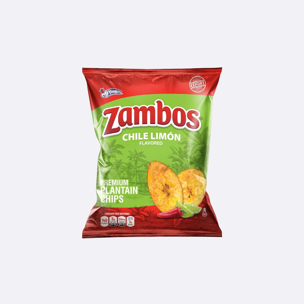 Zambos Plátanos Premium Chile Limón - Paquete X 150 GR