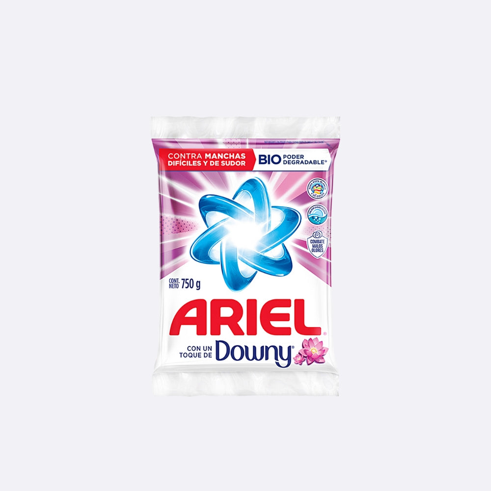 Ariel Detergente en Polvo con Downy - Bolsa X 750 GR