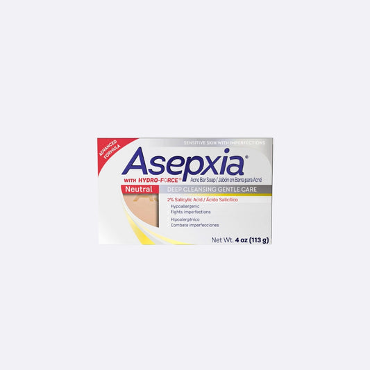 Asepxia Jabón Barra para Acné - Unidad X 113 GR