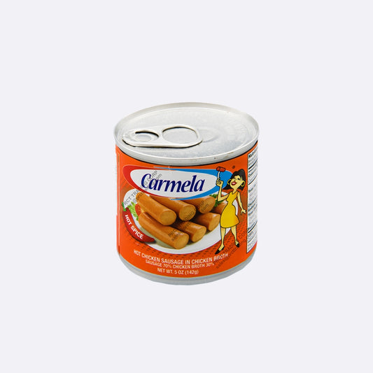 Carmela Salchicha de Pollo Picante - Lata X 142 GR