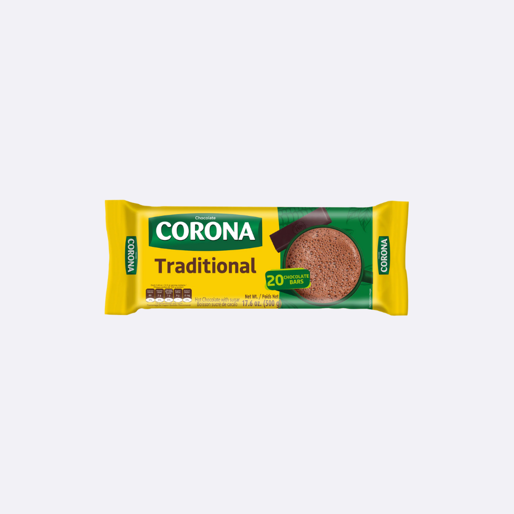 Chocolate Corona Tradicional - Paquete X 17.6 OZ-Las Americas Supermarket