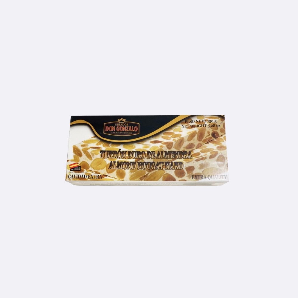 Don Gonzalo Turrón Duro de Almendra con Splenda - Caja X 150 GR - Las Americas Supermarket