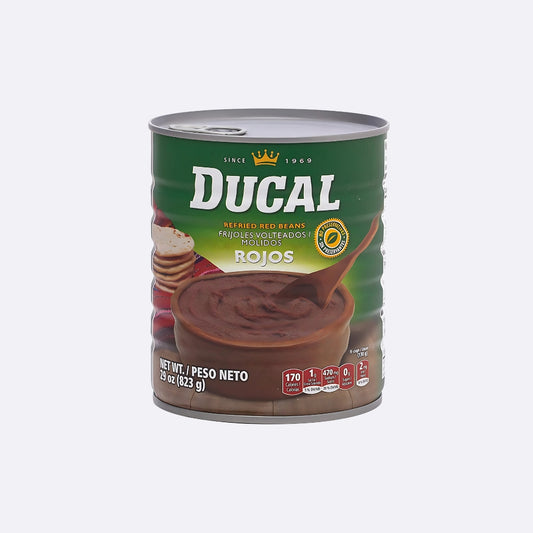 Ducal Frijoles Rojos Molidos Volteados - Lata X 823 GR