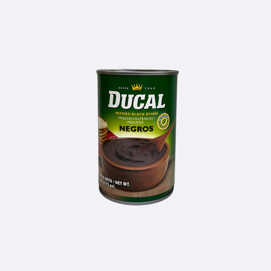 Ducal Frijoles Volteados Negros Molidos - Lata X 426 GR