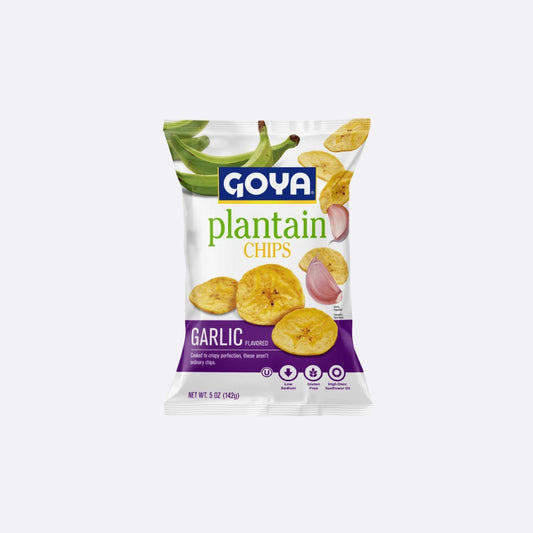 Goya Chips de Plátano con Ajo - Paquete X 142 GR
