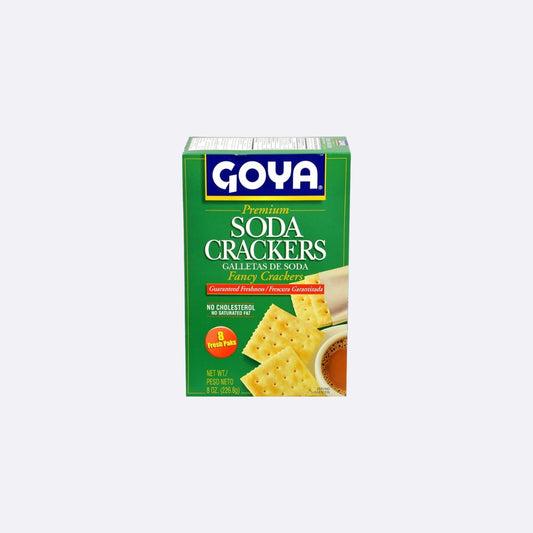 Goya Galletas de Soda Premium - Caja X 8 OZ