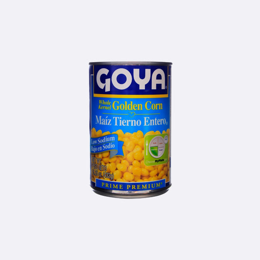Goya Maíz Tierno Entero Bajo En Sodio - Lata X 432 GR