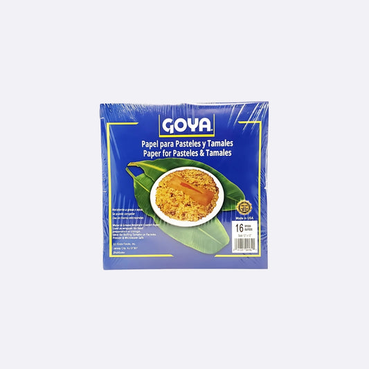Goya Papel Para Pasteles y Tamales 12 X 12 - Paquete X 16  OZ