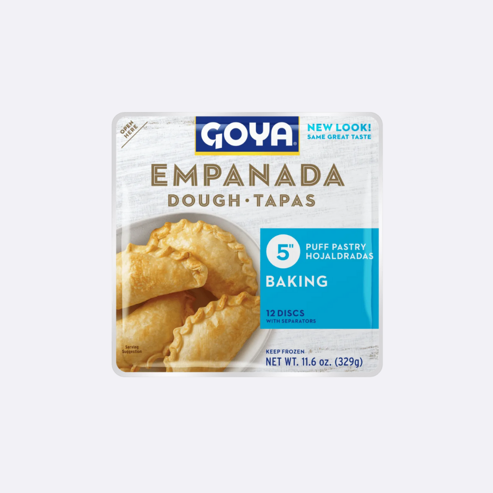 Goya Plantillas de Empanadas para Hornear (Discos 5" Hojaldradas) - Paquete X 12 Unidades Unidades-Las Americas Supermarket