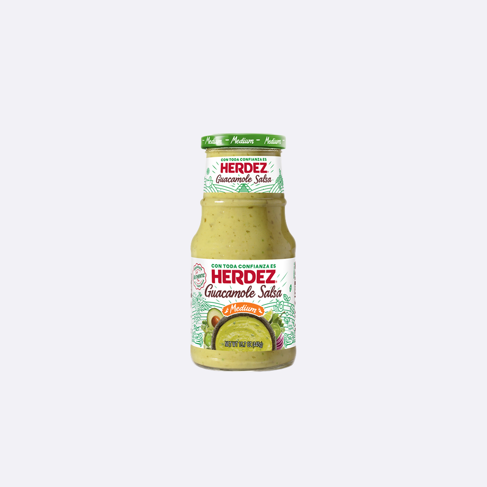 Herdez Guacamole Salsa Medium - Frasco X 15.7 OZ-Las Americas Supermarket