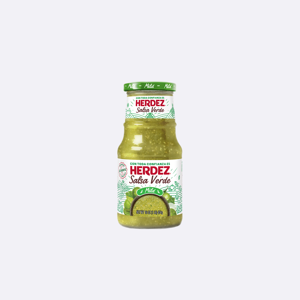 Herdez Salsa Verde Mild - Frasco X 16 OZ-Las Americas Supermarket