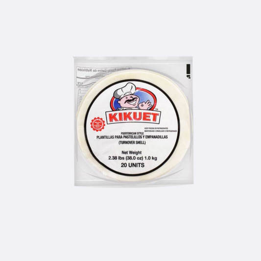 Kikuet Plantillas para pastelillos y empanadillas 12 unidades blanca1.Lasamericasinternationalsupermarket