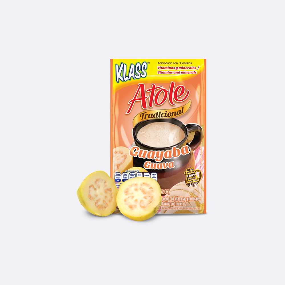 Klass Atole Tradicional Guayaba - Sobre X 1.52 OZ.Lasamericasinternationalsupermarket