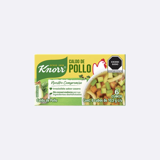 Knorr Cubitos Sabor Pollo - Caja X 6 Cubos