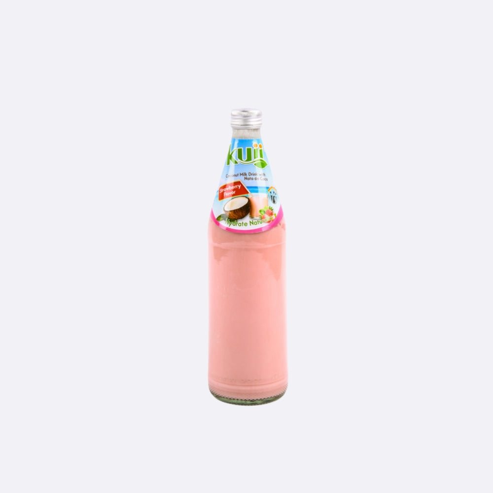 Kuii Leche de Coco Con Fresa - Botella 485 ML X 1 Unidad