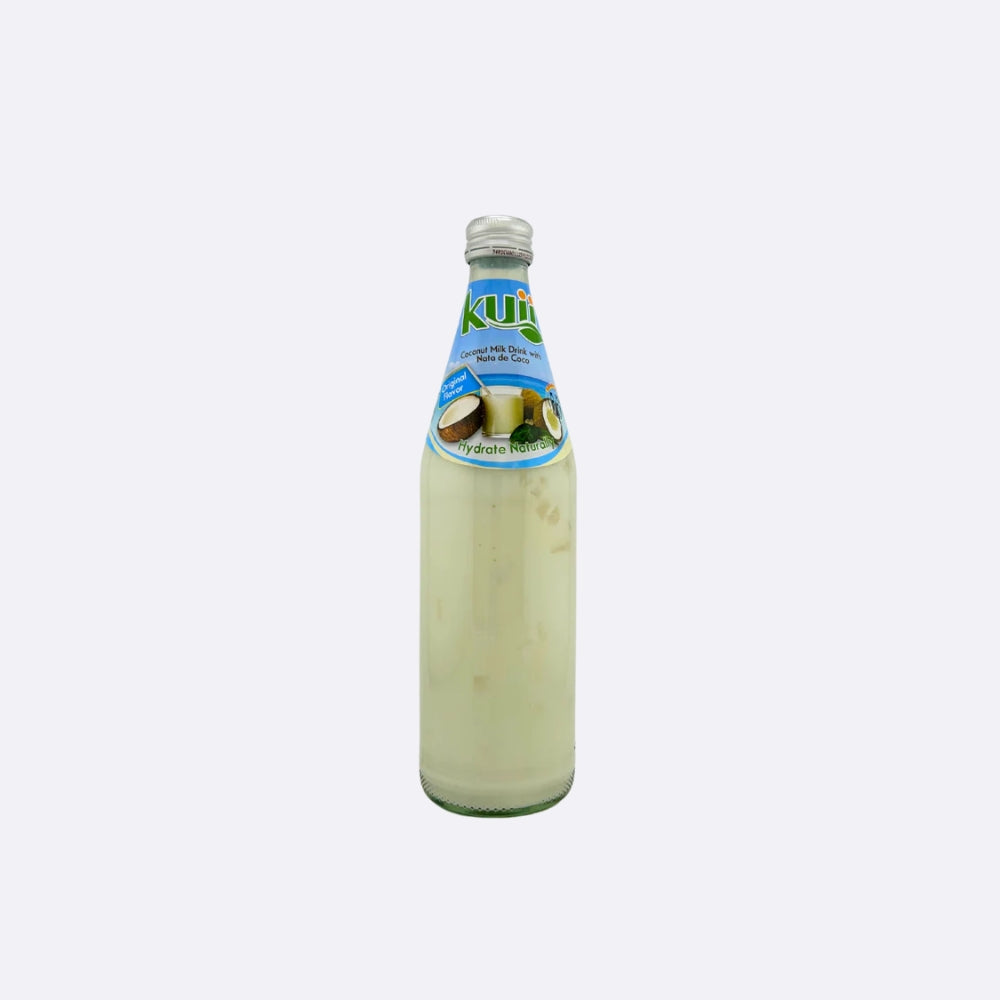 Kuii Leche de Coco con Nata de Coco - Botella 485 ML X 1 Unidad