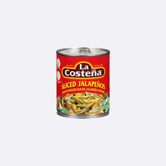 La Costeña Jalapeños Rebanados - Lata X 28 OZ