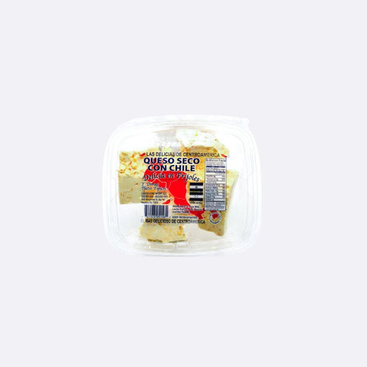 La Delicia Queso Seco Con Chile - Caja X 12 OZ