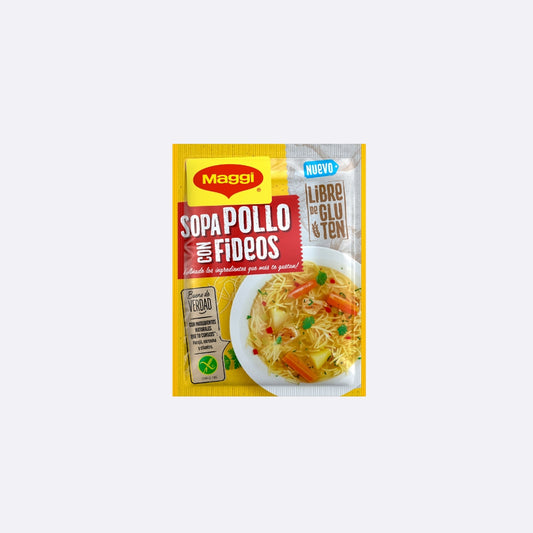 Maggi Sopa Pollo Con Fideos - Paquete X 55 GR
