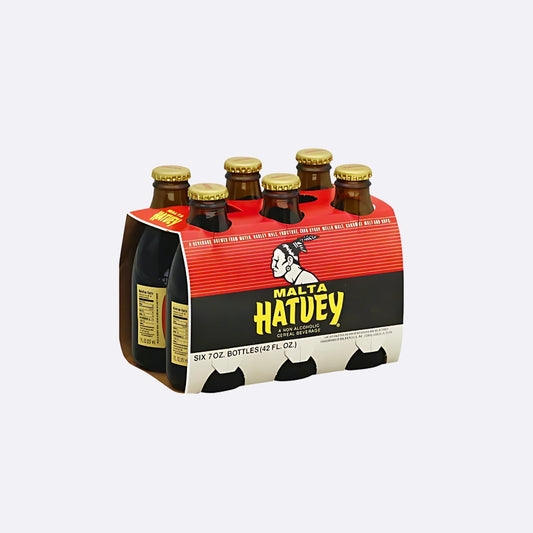 Malta Hatuey Botella - Paquete 12 OZ X 6 Unidades