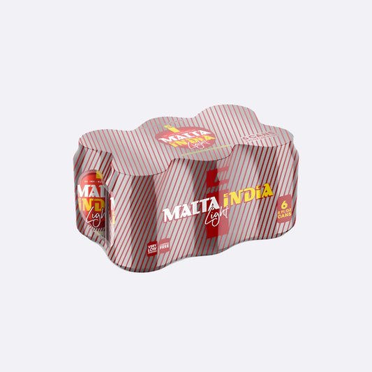 Malta India Light Lata - Paquete 8 OZ X 6 Unidades