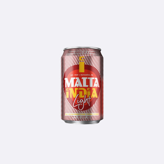 Malta India Light Lata - Paquete 8 OZ X 6 Unidades