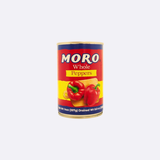 Moro Pimientos enteros x 14 oz