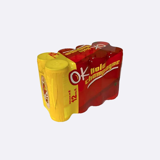 Ok Kola Champagne Lata - Paquete 12 OZ X 6 Unidades