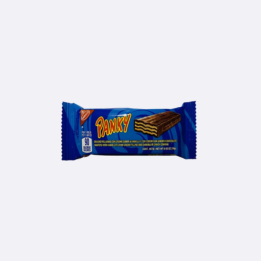 Panky Obleas Rellenas con Cobertura Sabor Chocolate - Paquete X 18 GR