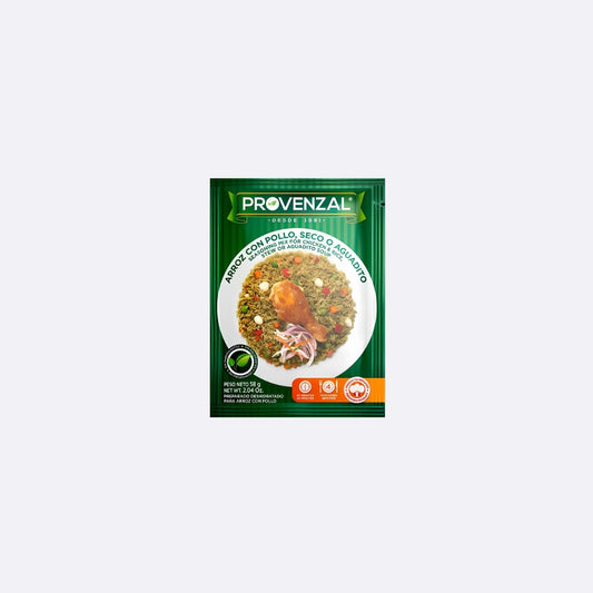 Provenzal Arroz con Pollo Seco o Aguadito - Paquete X 58 GR