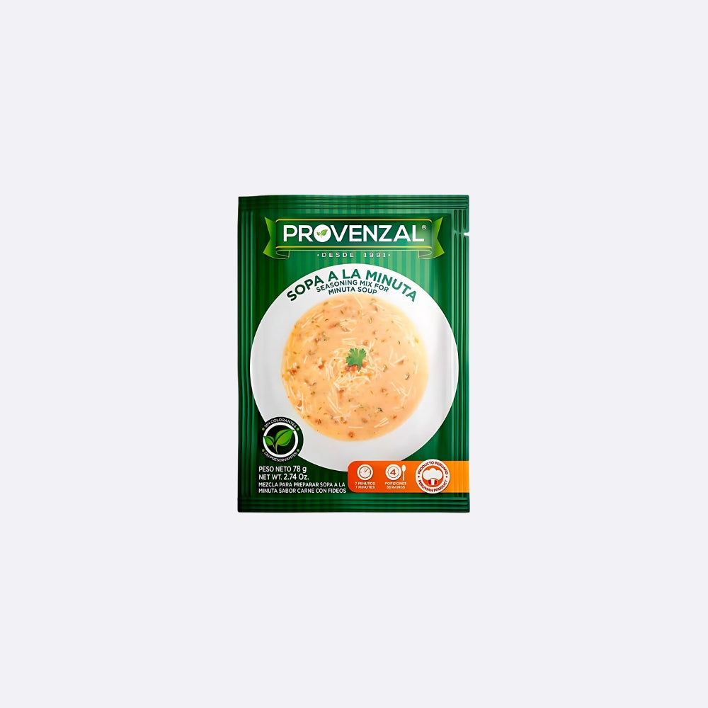 Provenzal Sopa a la Minuta - Paquete X 78 GR