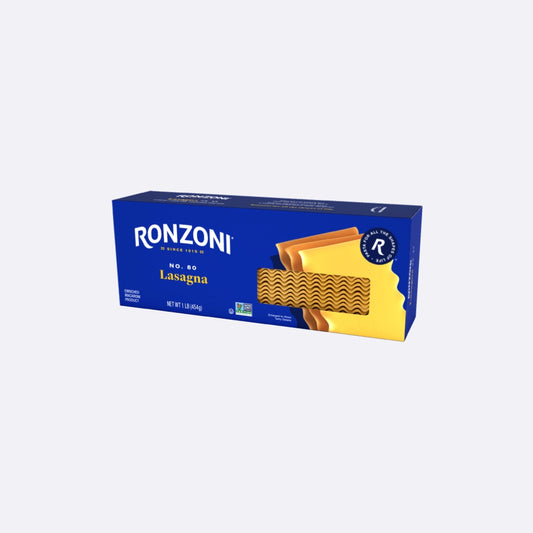Ronzoni Pasta para Lasagna - Caja X 454 GR