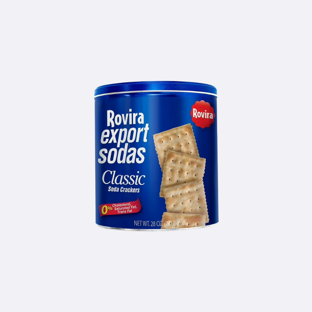 Rovira Galletas Clásicas de Soda - Lata X 28 OZ-Las Americas Supermarket