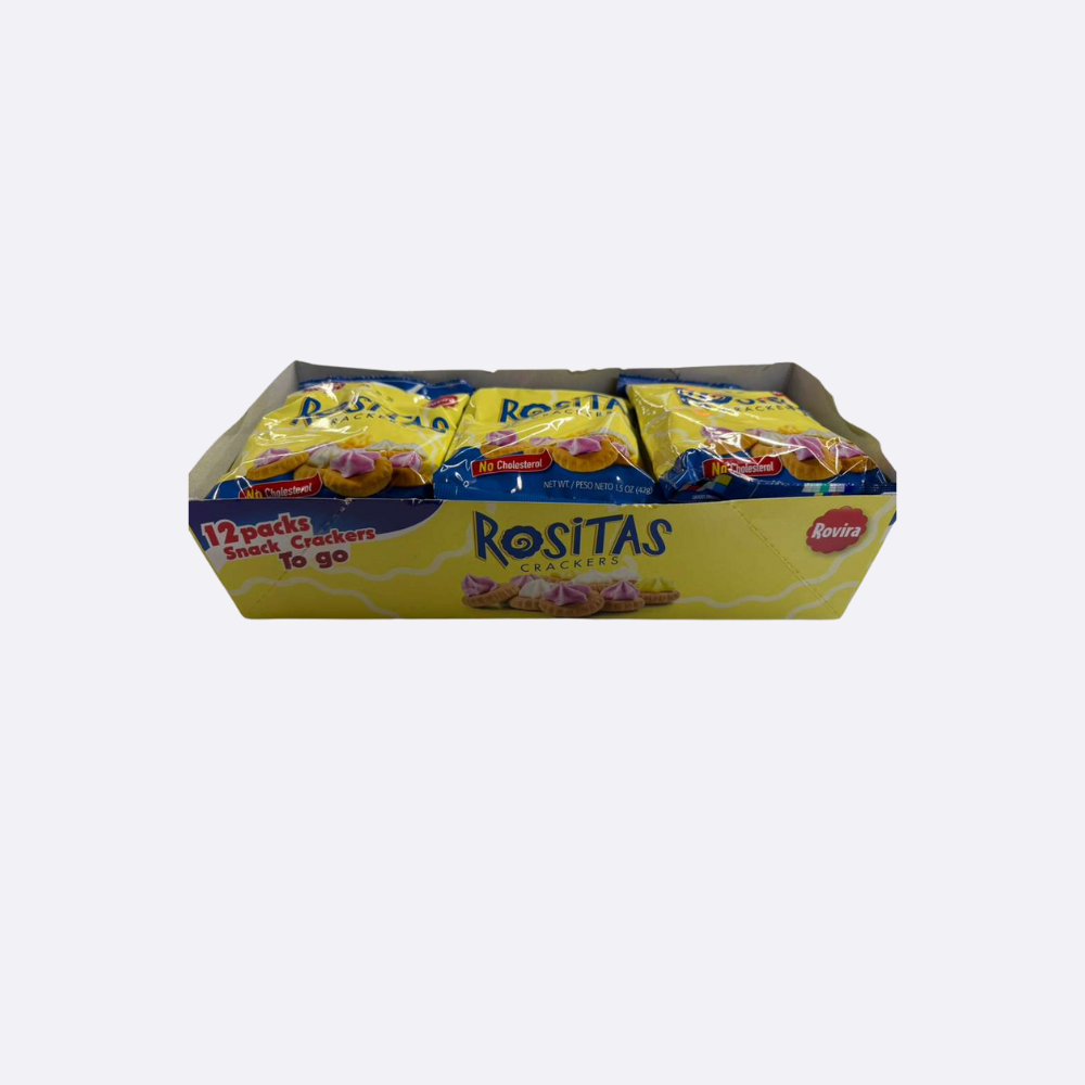 Rovira Galletas Rositas - Caja 12 Unidades X 1.5 OZ-Las Americas Supermarket
