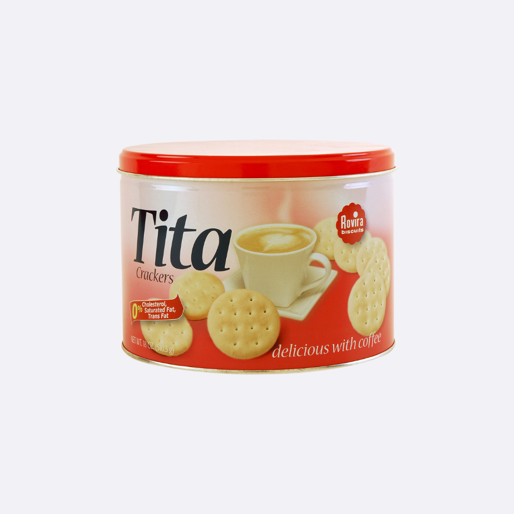 Rovira Galletas Tita - Lata X 24 OZ-Las Americas Supermarket