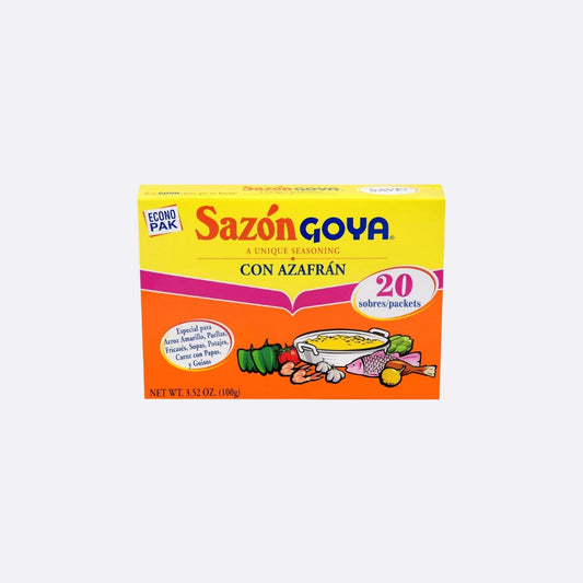 Sazón Goya Con Azafrán - Caja X 20 Sobres