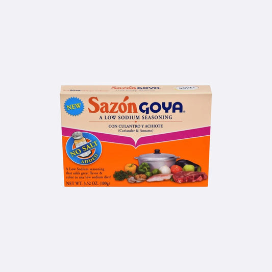 Sazón Goya Con Culantro y Achiote S/Sal - Caja X 20 Sobres