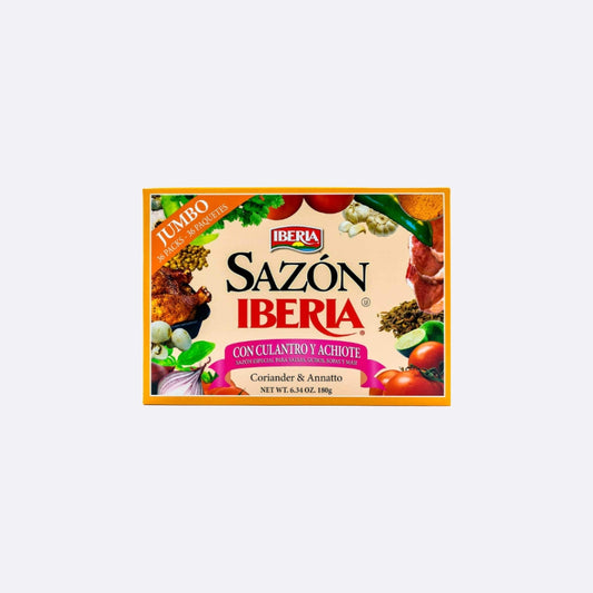 Sazón Iberia Con Culantro y Achiote - Caja X 36 Sobres