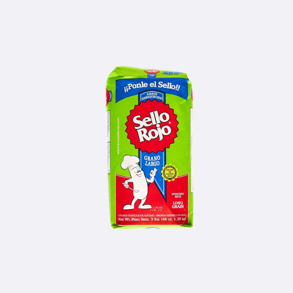 Sello Rojo Arroz Grano Largo - Paquete X 48 OZ