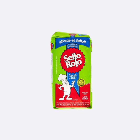Sello Rojo Arroz Grano Largo - Paquete X 48 OZ